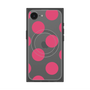 プレミアムスクエアケース with SnapMag［ シンプルドット - Pink ］