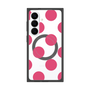 プレミアムスクエアケース with SnapMag［ シンプルドット - Pink ］