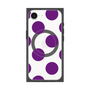 プレミアムスクエアケース with SnapMag［ シンプルドット - Purple ］