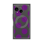 プレミアムスクエアケース with SnapMag［ シンプルドット - Purple ］
