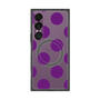 プレミアムスクエアケース with SnapMag［ シンプルドット - Purple ］
