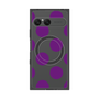 プレミアムスクエアケース with SnapMag［ シンプルドット - Purple ］
