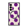 プレミアムスクエアケース with SnapMag［ シンプルドット - Purple ］
