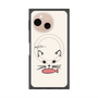 プレミアムスクエアケース with SnapMag［ 食いしん坊なねこ - White ］