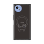 プレミアムスクエアケース with SnapMag［ 蝶ネクタイねこ - Black ］
