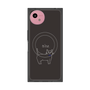 プレミアムスクエアケース with SnapMag［ 蝶ネクタイねこ - Black ］
