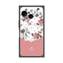 プレミアムスクエアケース with SnapMag［ ツインドットフラワー - Pink ］
