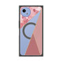 プレミアムスクエアケース with SnapMag［ マーブルトライアングルパレット - Pink ］