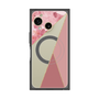 プレミアムスクエアケース with SnapMag［ マーブルトライアングルパレット - Pink ］