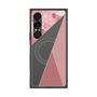 プレミアムスクエアケース with SnapMag［ マーブルトライアングルパレット - Pink ］