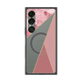 プレミアムスクエアケース with SnapMag［ マーブルトライアングルパレット - Pink ］