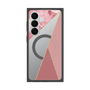 プレミアムスクエアケース with SnapMag［ マーブルトライアングルパレット - Pink ］