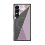 プレミアムスクエアケース with SnapMag［ マーブルトライアングルパレット - Purple ］