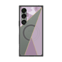プレミアムスクエアケース with SnapMag［ マーブルトライアングルパレット - Purple ］