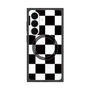 プレミアムスクエアケース with SnapMag［ 市松模様 - Black ］