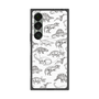 プレミアムスクエアケース with SnapMag［ Dinosaurs No.2 - White ］