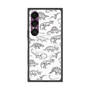プレミアムスクエアケース with SnapMag［ Dinosaurs No.2 - White ］