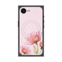 プレミアムスクエアケース with SnapMag［ Natural Flower - Pink ］