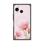 プレミアムスクエアケース with SnapMag［ Natural Flower - Pink ］