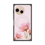 プレミアムスクエアケース with SnapMag［ Natural Flower - Pink ］