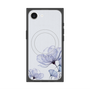 プレミアムスクエアケース with SnapMag［ Natural Flower - blue ］