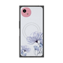 プレミアムスクエアケース with SnapMag［ Natural Flower - blue ］