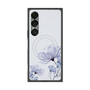 プレミアムスクエアケース with SnapMag［ Natural Flower - blue ］