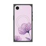 プレミアムスクエアケース with SnapMag［ Natural Flower - Purple ］