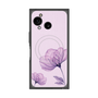 プレミアムスクエアケース with SnapMag［ Natural Flower - Purple ］