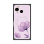 プレミアムスクエアケース with SnapMag［ Natural Flower - Purple ］
