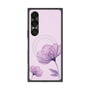 プレミアムスクエアケース with SnapMag［ Natural Flower - Purple ］