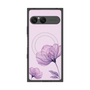 プレミアムスクエアケース with SnapMag［ Natural Flower - Purple ］
