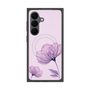 プレミアムスクエアケース with SnapMag［ Natural Flower - Purple ］