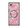 プレミアムスクエアケース with SnapMag［ Pink pieces ］