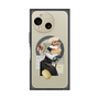 プレミアムスクエアケース with SnapMag［ Artistic Fall in Beige ］