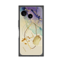 プレミアムスクエアケース with SnapMag［ Marble Nuance Painting Purple ］