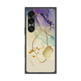 プレミアムスクエアケース with SnapMag［ Marble Nuance Painting Purple ］