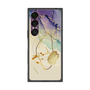 プレミアムスクエアケース with SnapMag［ Marble Nuance Painting Purple ］