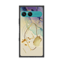 プレミアムスクエアケース with SnapMag［ Marble Nuance Painting Purple ］
