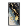 プレミアムスクエアケース with SnapMag［ Marble Nuance Painting Black ］
