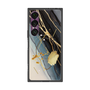プレミアムスクエアケース with SnapMag［ Marble Nuance Painting Black ］