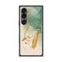 プレミアムスクエアケース with SnapMag［ Marble Nuance Painting Green ］