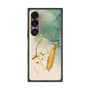 プレミアムスクエアケース with SnapMag［ Marble Nuance Painting Green ］