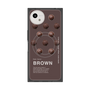 プレミアムスクエアケース with SnapMag［ BROWN-Chocolate ］