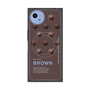 プレミアムスクエアケース with SnapMag［ BROWN-Chocolate ］