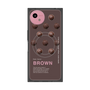 プレミアムスクエアケース with SnapMag［ BROWN-Chocolate ］