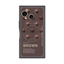 プレミアムスクエアケース with SnapMag［ BROWN-Chocolate ］