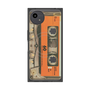 プレミアムスクエアケース with SnapMag［ RETORO CASSETTE TAPE - Skeleton Orange ］