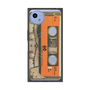 プレミアムスクエアケース with SnapMag［ RETORO CASSETTE TAPE - Skeleton Orange ］