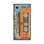 プレミアムスクエアケース with SnapMag［ RETORO CASSETTE TAPE - Skeleton Orange ］